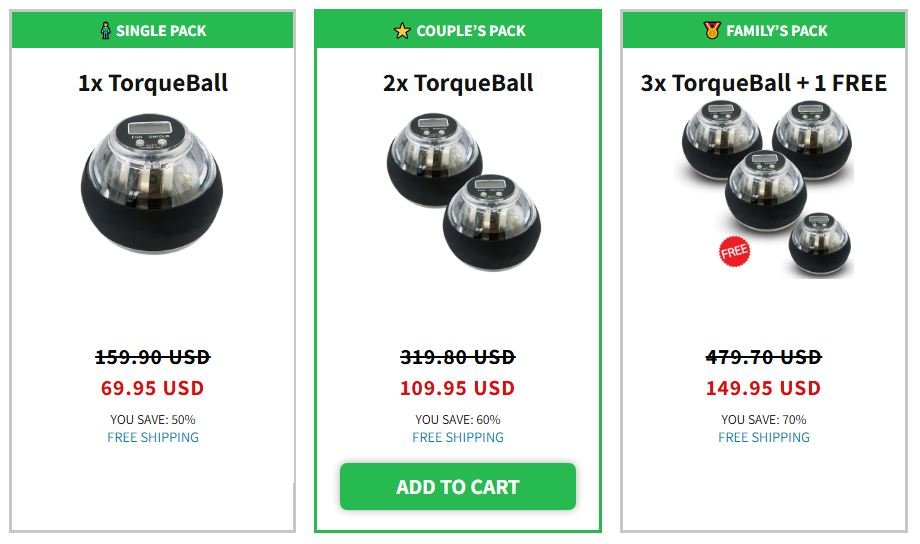 torqueball Price